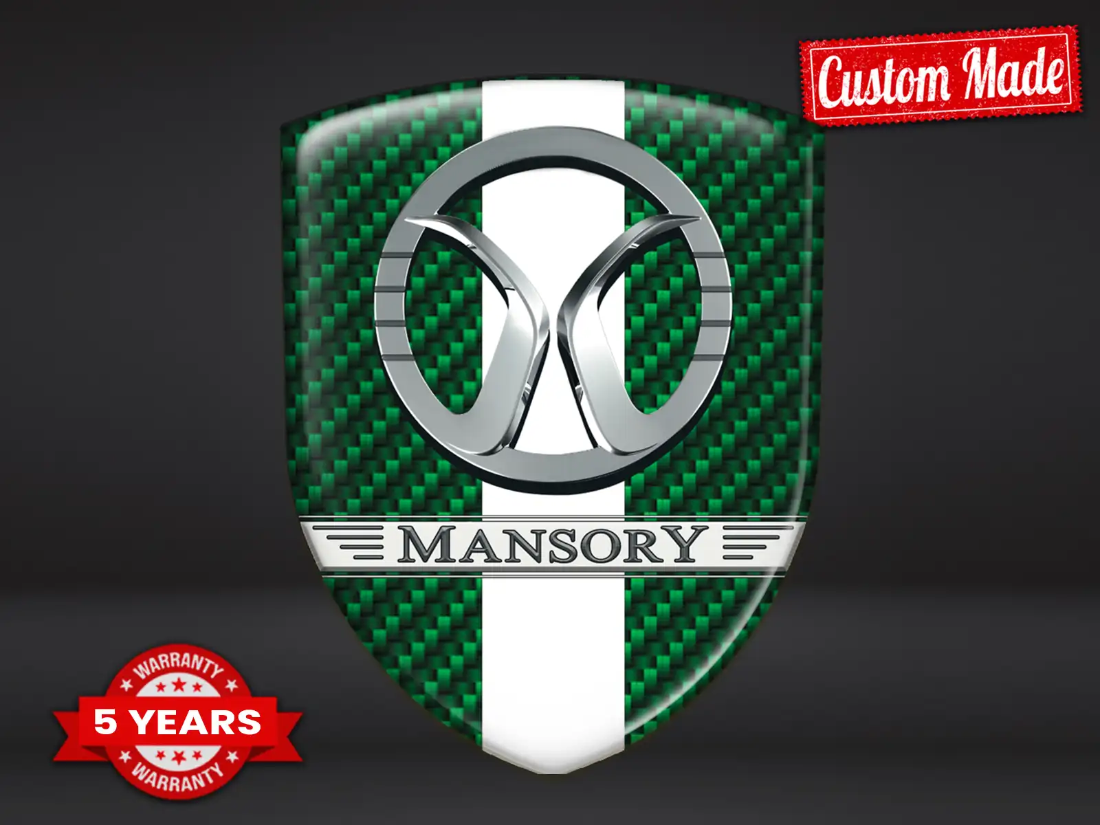 Mansory Banners Parabrisas Máximo Duradero Moderno Estilo Pro